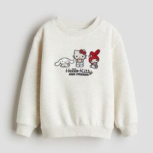 H&M Beige Hello Kitty Crew Neck Sweater